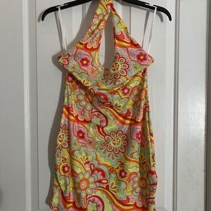 Bright 70's Floral Dress